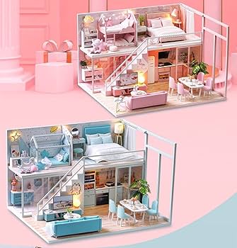 Amazon | moin moin ドールハウス ミニチュア 手作りキット